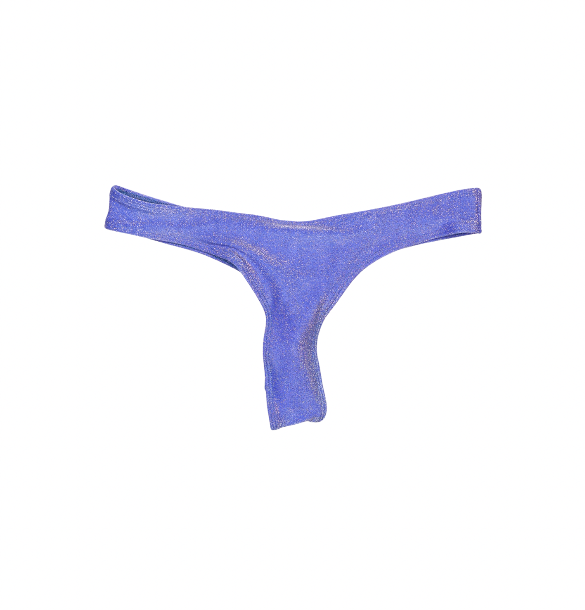 scrunch bikini bottom in sparkle blue sedona fabric