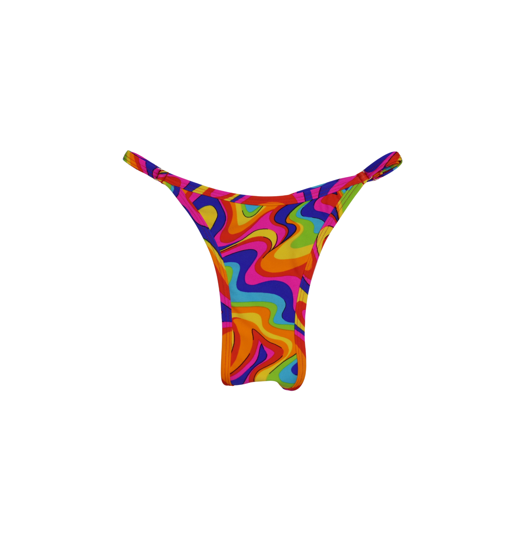 Siren Glow adjustable brazilian bikini bottom with side sliders and scrunch back