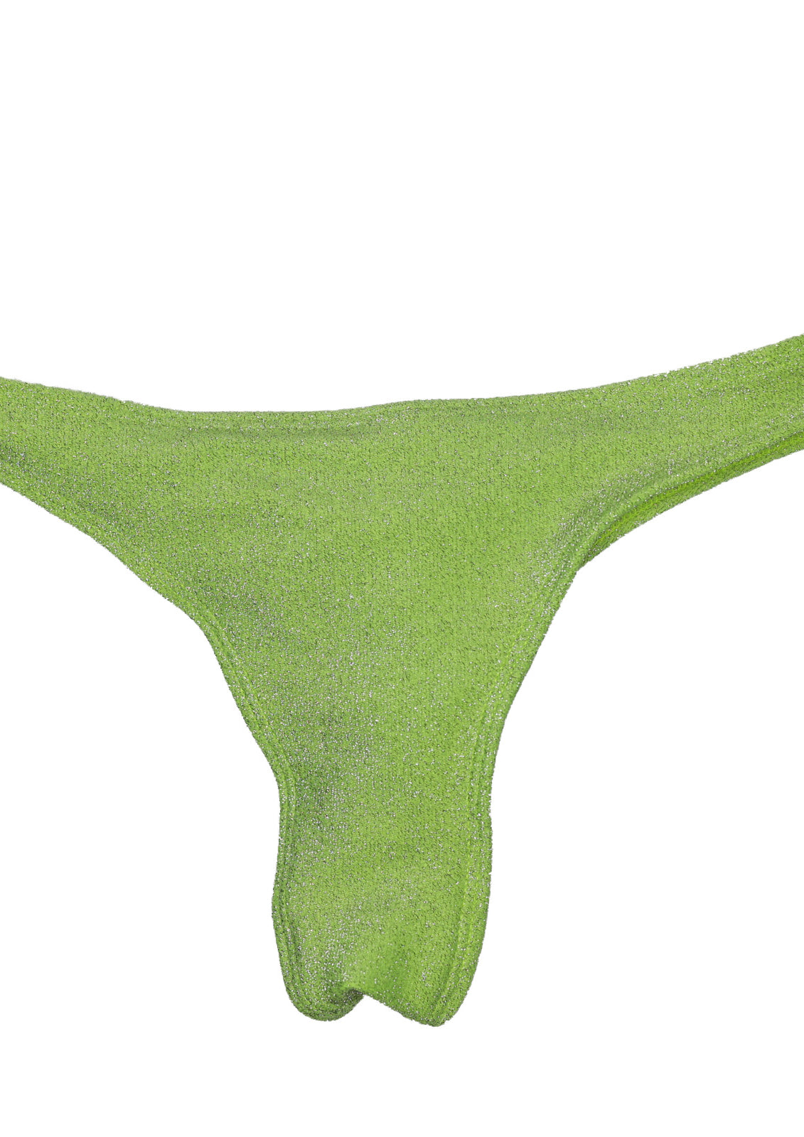 scrunch brazilian bikini bottom in sparkle lemonade fabric