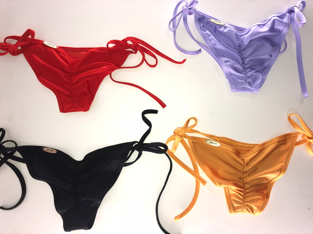 Scrunch bikini with ties on sides - Yasmin Swimwear